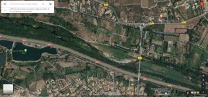 prospection de placier avec une vue satellite