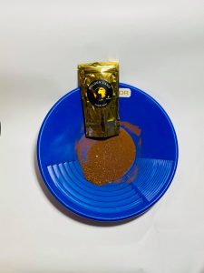 sable de paydirt dans un pan americain