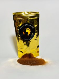 sable et gravier aurifère dans paydirt