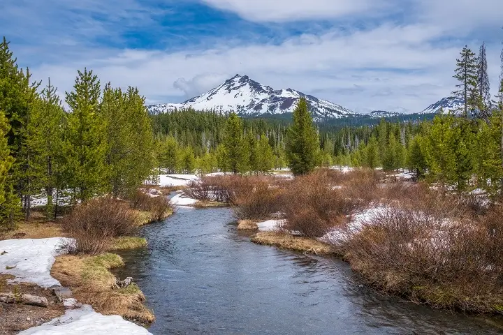 rivière aurifère Pikes-Peak-Colorado