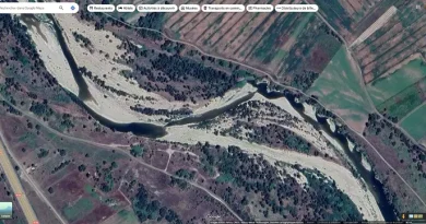 zone particulièrement intéressante sur google map pour chercher de l'or