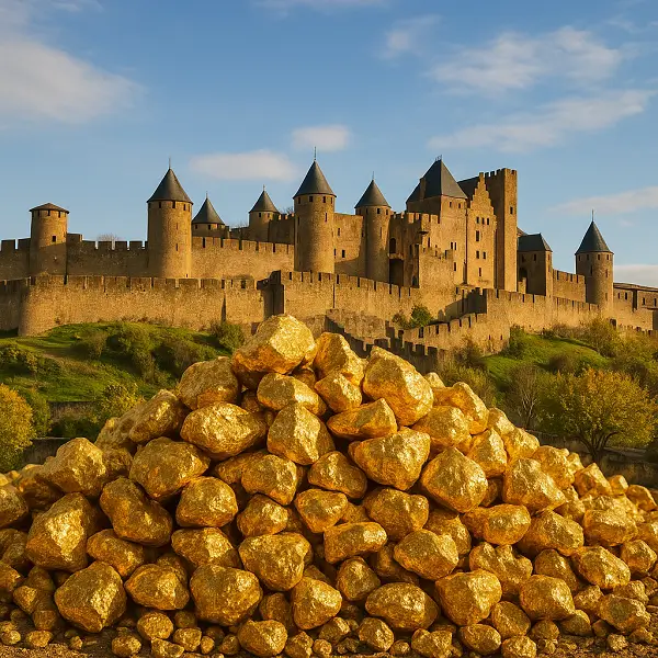 Un gisement d’or inédit près de Carcassonne : Une montagne d'or ou mirage écologique ? 1 découvert d’un énormément gisement d’or à Cracasonne